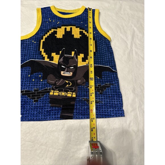 Lego Batman Boys 2 Piece Pj Short Set.  Size 6/7. Black Yellow Blue - Picture 10 of 11